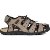 Quick Lacing System Sandals Geox Strada - Taupe/Black
