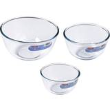 Pyrex Borosilicate Glass Bowl 3pcs