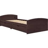 vidaXL Bed Frame with 2 Drawers 47.5cm 90x200cm