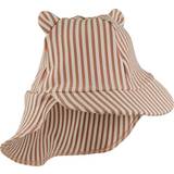 Stripes UV Clothes Liewood Senia Sun Hat Seersucker - Y/D Stripe Tuscany Rose/Sandy