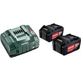 Metabo Chargers - Li-Ion Batteries & Chargers Metabo Basic Set 2x5.2Ah
