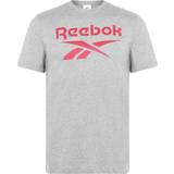 Reebok Graphic Series Stacked T-shirt Men - Medium Grey Heather