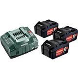 Metabo Chargers - Li-Ion Batteries & Chargers Metabo Basic Set 3x5.2Ah
