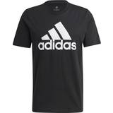 Adidas Men T-shirts adidas Essentials Big Logo T-shirt - Black /White
