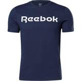 Reebok Sportswear Garment T-shirts & Tank Tops Reebok Graphic Series Linear Logo T-shirt Men - Vector Navy/White