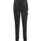 Joggers - Women Trousers adidas Women's Essentials French Terry 3-Stripes Joggers - Black/White