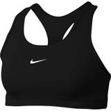 Nike Sports Bras - Sportswear Garment Nike Dri-Fit Swoosh 1-Piece Pad Sports Bra - Black/White