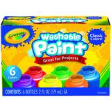 Water Colours on sale Crayola Washable Kids Paint 6-pack