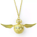 Zinc Necklaces Harry Potter Golden Snitch Watch Necklace - Gold