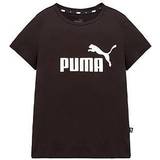 Cotton T-shirts Puma Essentials Logo Youth Tee - Puma Black (587029-01)