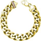Tommy Hilfiger Chunky Filed Curb Bracelet - Gold