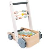 Baby Walker Wagons Janod Sweet Cocoon Cart with ABC Blocks