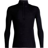 Icebreaker Sportswear Garment Base Layers Icebreaker 175 Everyday Long Sleeve Half Zip Thermal Top Men - Black