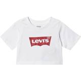Levi's T-shirts Levi's Girl's Batwing Crop T-Shirt - White