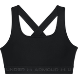 Under Armour Sports Bras - Sportswear Garment Under Armour Mid Crossback Sports Bra - Black/Jet Gray