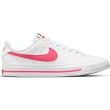 Racket Sport Shoes Children's Shoes Nike Court Legacy GS - White/Hyper Pink