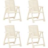 Plastic Garden Chairs vidaXL 315839 4-pack Garden Dining Chair