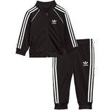 Polyester Tracksuits Children's Clothing adidas Infant Adicolor SST Tracksuit - Black/White (GN8441)