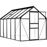VidaXL Freestanding Greenhouses vidaXL 48211 5.89m² Aluminum Polycarbonate