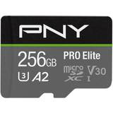 256gb micro sd PNY Pro Elite microSDXC Class 10 UHS-I U3 V30 A2 100 / 90MB/s 256GB
