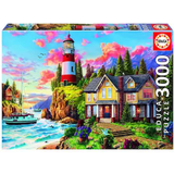 Educa Classic Jigsaw Puzzles Educa Faro Near The Ocean 3000 Pieces