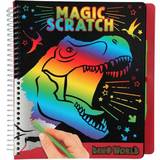 Animals Creativity Books Dino World Magic Scratch Bog