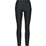 Polyester Tights Under Armour HeatGear Armour Hi-Rise Leggings Women - Black/Metallic Silver
