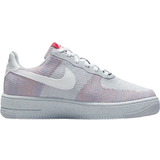 Air force 1 flyknit Nike Air Force 1 Crater Flyknit GS - Wolf Gray/Pure Platinum/Gym Red/White