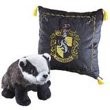Harry Potter Soft Toys The Noble Collection Harry Potter House Mascot Cushion with Stuffed Hufflepuff
