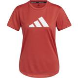 adidas 3 Bar Logo T-shirt Women - Crew Red/White