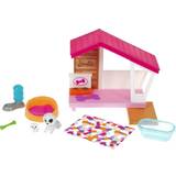 Dogs Dolls & Doll Houses Barbie Mini Playset with 2 Pet Puppies Doghouse & Pet Accessories GRG78