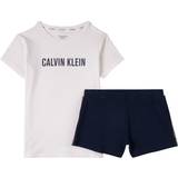 Calvin Klein Pyjamases Calvin Klein Girl's Pyjama Set - PVH White/Navy Iris (G80G800456)