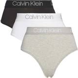 Calvin Klein Clothing on sale Calvin Klein High Waist Thong 3-pack - Black/White/Grey Heather