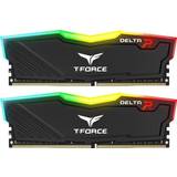 TeamGroup RAM Memory TeamGroup T-Force Delta RGB Black DDR4 3200MHz 2x16GB (TF3D432G3200HC16FDC01)
