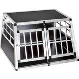 tectake Dog Crate Doubl 89x50cm