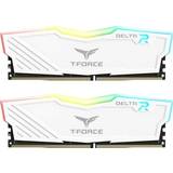 TeamGroup RAM Memory TeamGroup T-Force Delta RGB White DDR4 3600MHz 2x8GB (TF4D416G3600HC18JDC01)