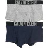 Calvin Klein Boy's Intense Power Trunks 2-pack - Grey Heather/ Blue Shadow (B70B700122)