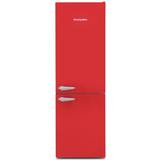 Red frost free fridge freezer Montpellier MAB386R Red