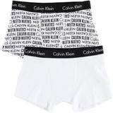 Calvin Klein Boy's Logomania Trunks 2-pack - White PR/White (B70B792003-101)