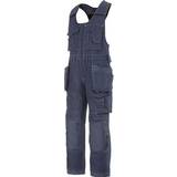 Grey Overalls Snickers Workwear 0214 Canvas+ Craftsmen Trousers