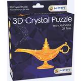 Hcm-Kinzel Crystal Puzzle Aladdin's Magic Lamp 34 Pieces