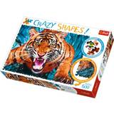 Trefl Classic Jigsaw Puzzles Trefl Crazy Shapes Facing a Tiger