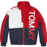Children's Clothing Tommy Hilfiger Colour-Blocked Logo Jacket - Red (KS0KS00186)