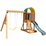 Swings - Wooden Toys Playground Kidkraft Ainsley Swing & Play Stand in Wood