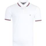 Men Polo Shirts Tommy Hilfiger Organic Cotton Slim Fit Polo Shirt - White