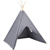 vidaXL Tipi Tent for Children with Peachskin Bag