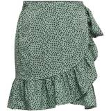 Ruffles Skirts Only Olivia Wrap Skirt - Green/Chinois Green
