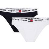 Tommy Hilfiger Knickers Tommy Hilfiger Organic Cotton Repeat Logo Briefs 2-pack - White/Desert Sky (UG0UG003480U9-0U9)