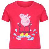Press-Studs T-shirts Children's Clothing Regatta Peppa Pig Printed Short Sleeve T-Shirt - Bright Blush (RKT126-0CX)