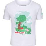 Press-Studs T-shirts Children's Clothing Regatta Peppa Pig Printed Short Sleeve T-Shirt - White (RKT126-900)
